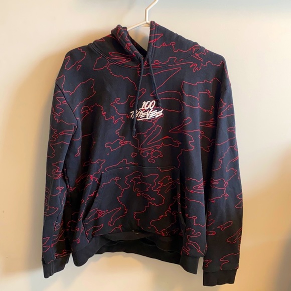100 Thieves Geography Hoodie - Picture 1 of 3